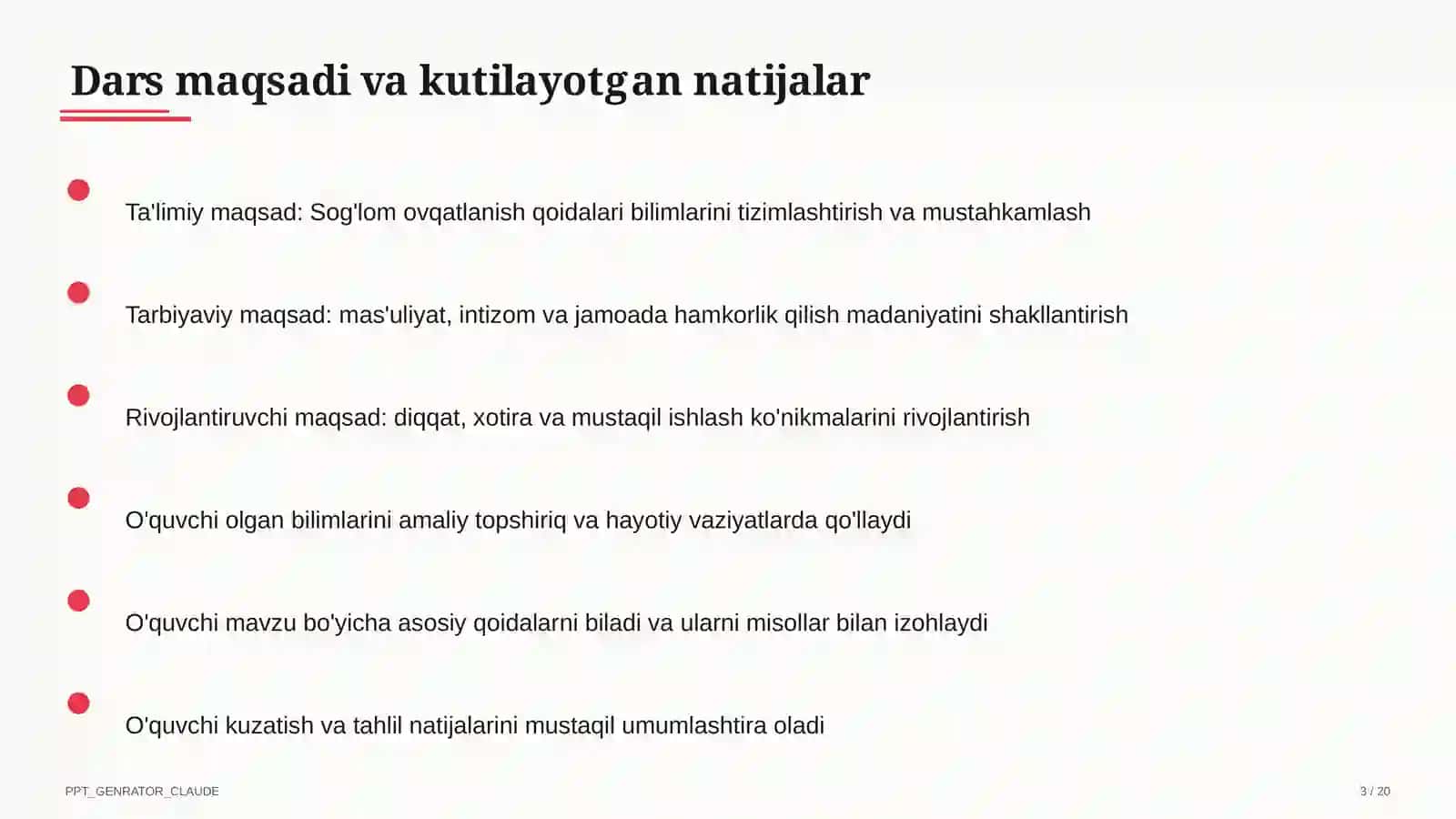 Sog'lom ovqatlanish qoidalari 3