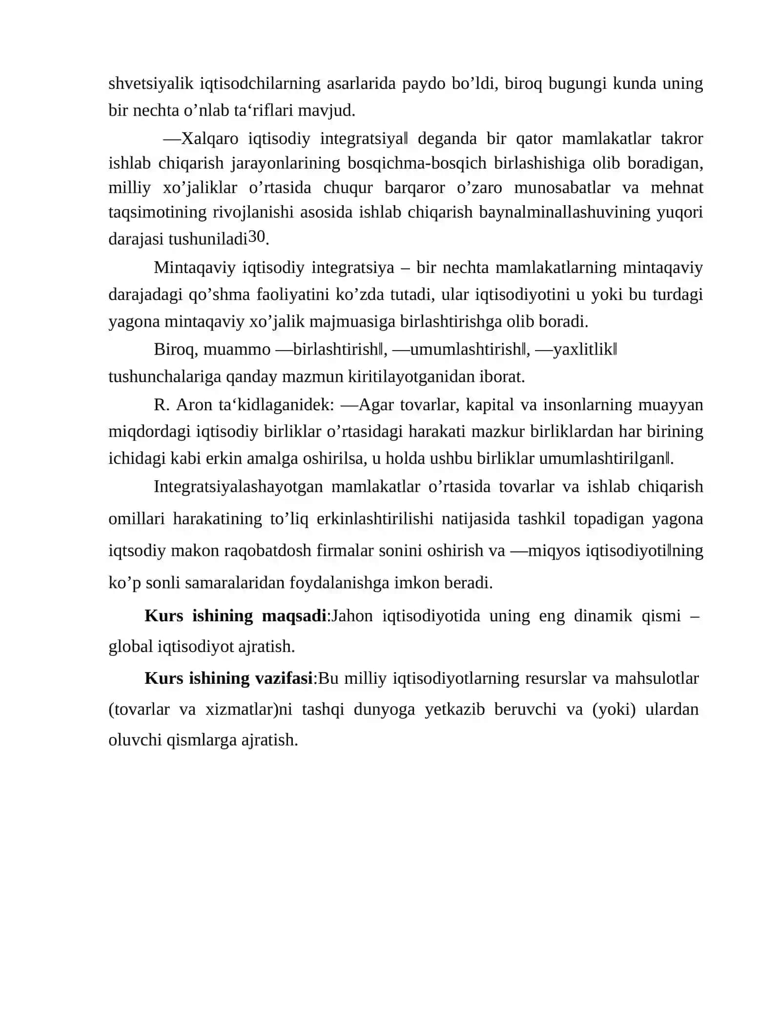 Jahon iqtisodiyoti globallashuvi ko’rsatgichlari 3