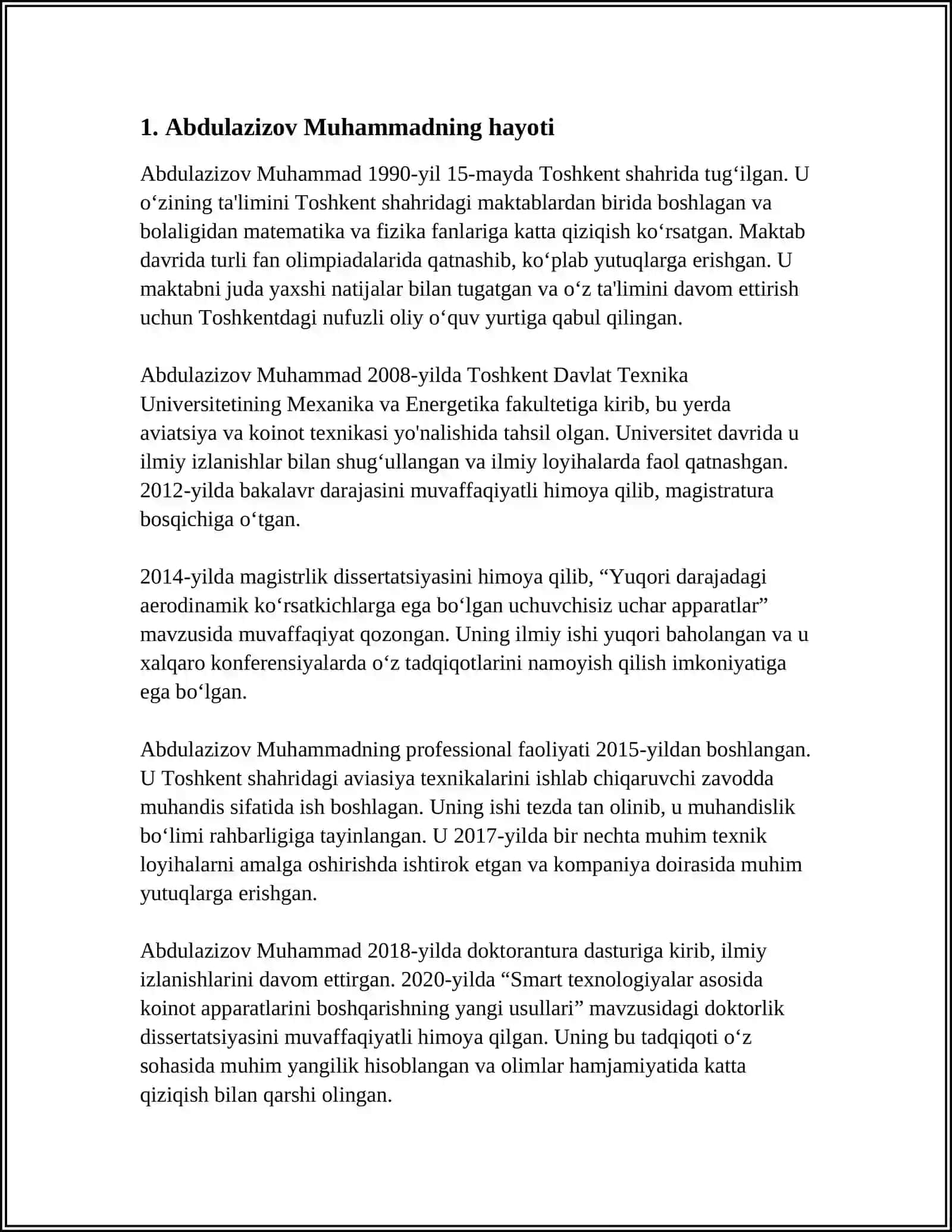ABDULAZIZOV MUHAMMAD 3