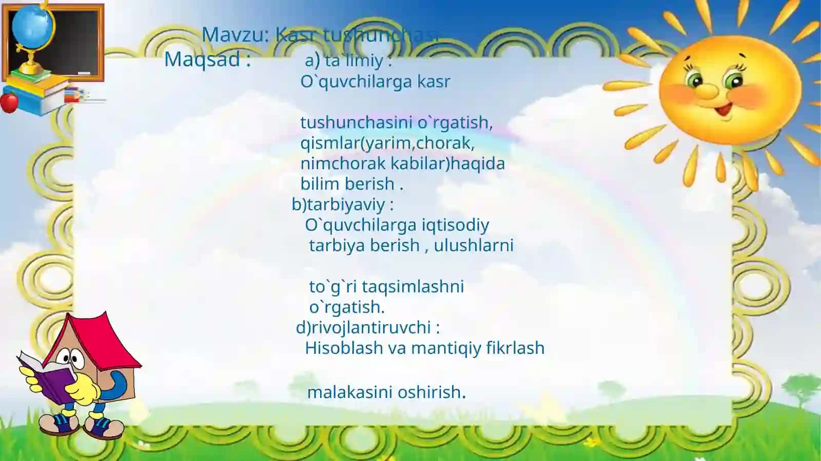 Kasr tushunchasi Taqdimoti 3