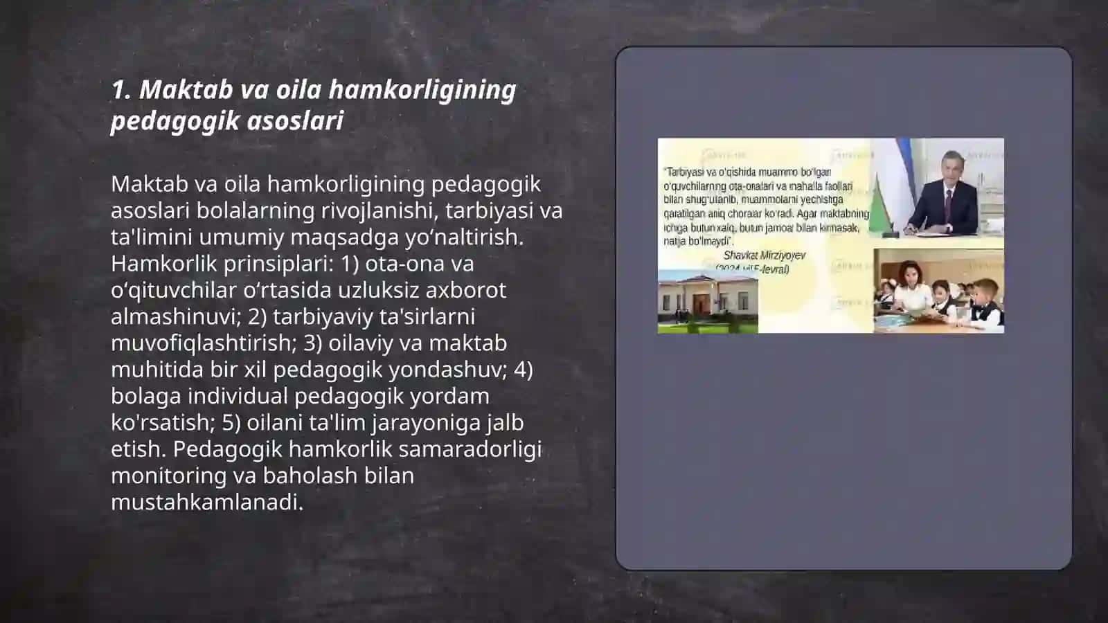 Maktab va oila integratsiyasining mazmuni 3