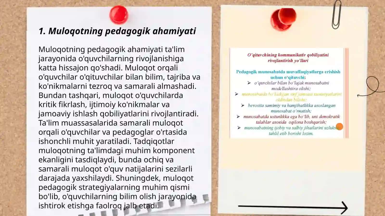 Pedagogik faoliyatda muloqot 3