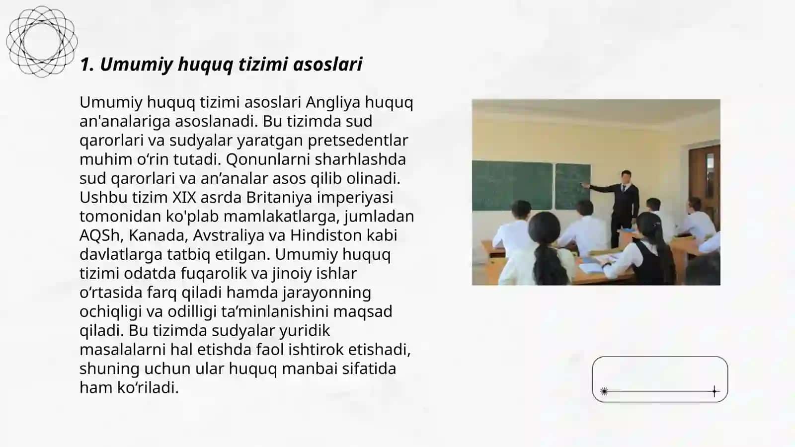 Umumiy huquq va fuqorolik huquqi tizimlarining taqqosiy tahlili 3