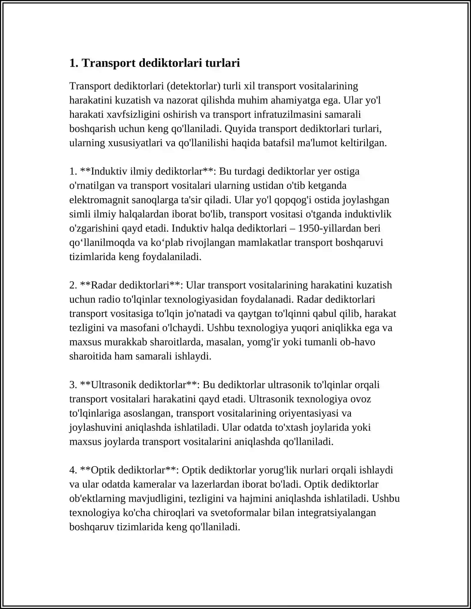 TRANSPORT DEDIKTORLARI 3