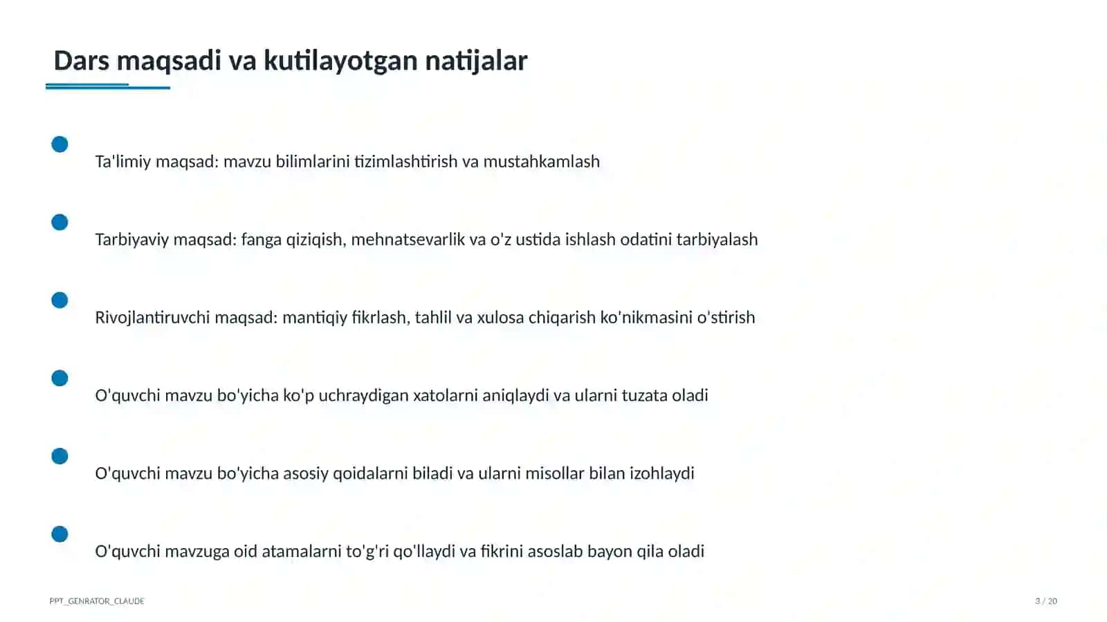 Sun'iy intellekt vositalari o'qituvchi uchun 3