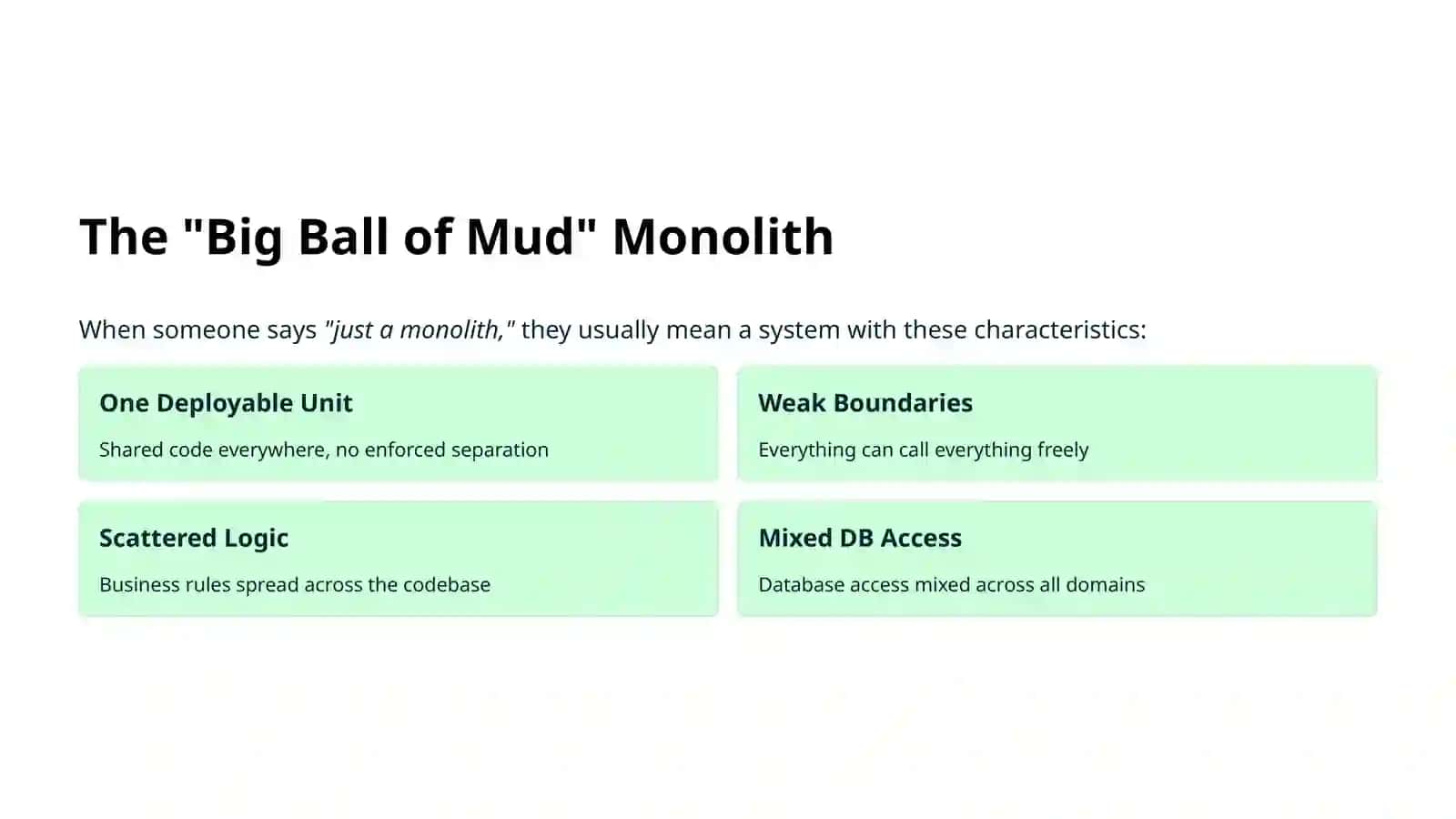 Monolith vs. Modular Monolith 3
