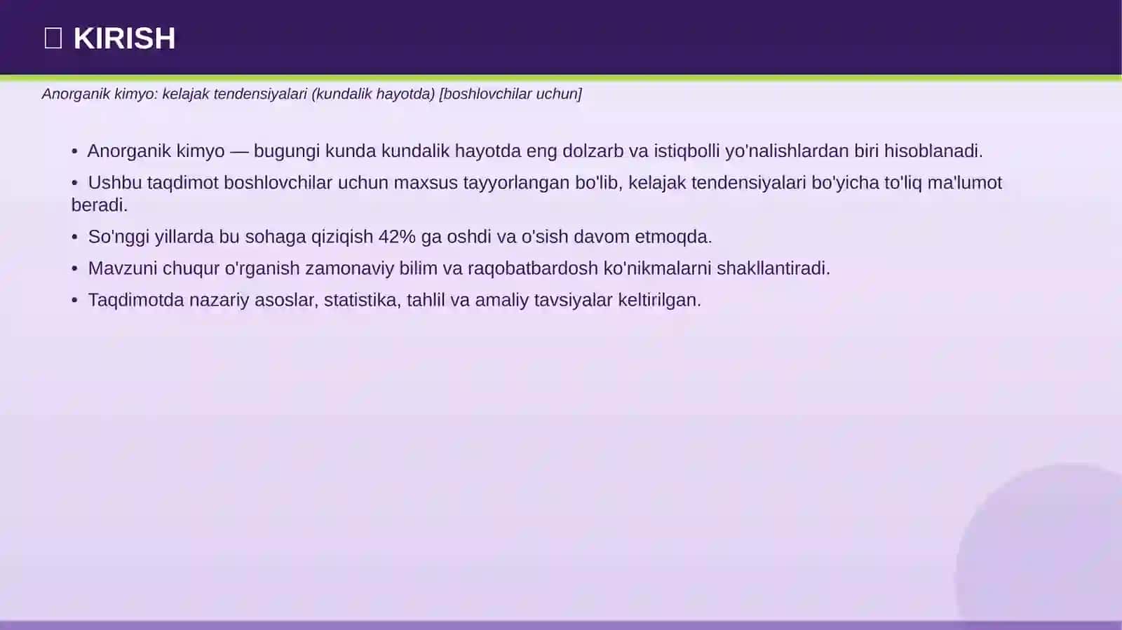 ANORGANIK KIMYO 3