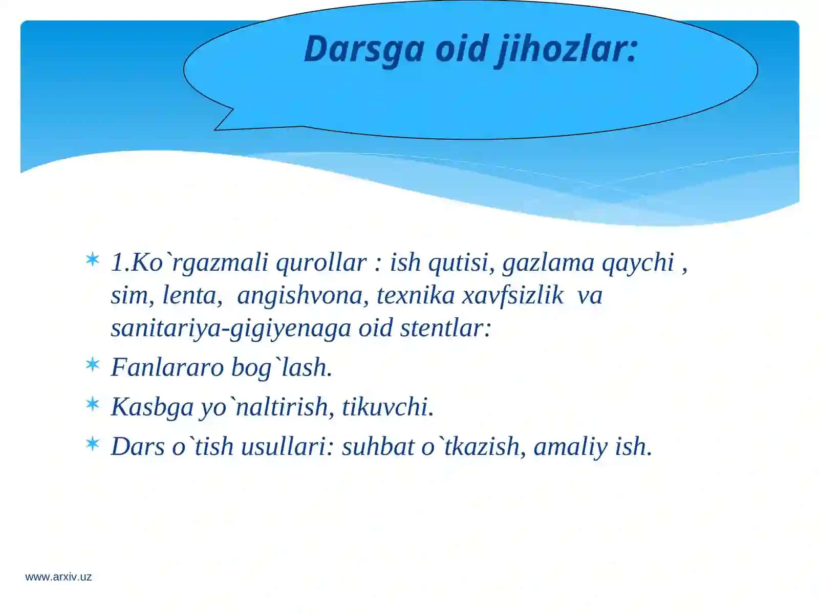 XALQ HUNARMANDCHILIGI TEXNОLOGIYASI. KASHTACHILIKNING RIVOJLANTIRISH TARIXI VA ISH USULLARI 3
