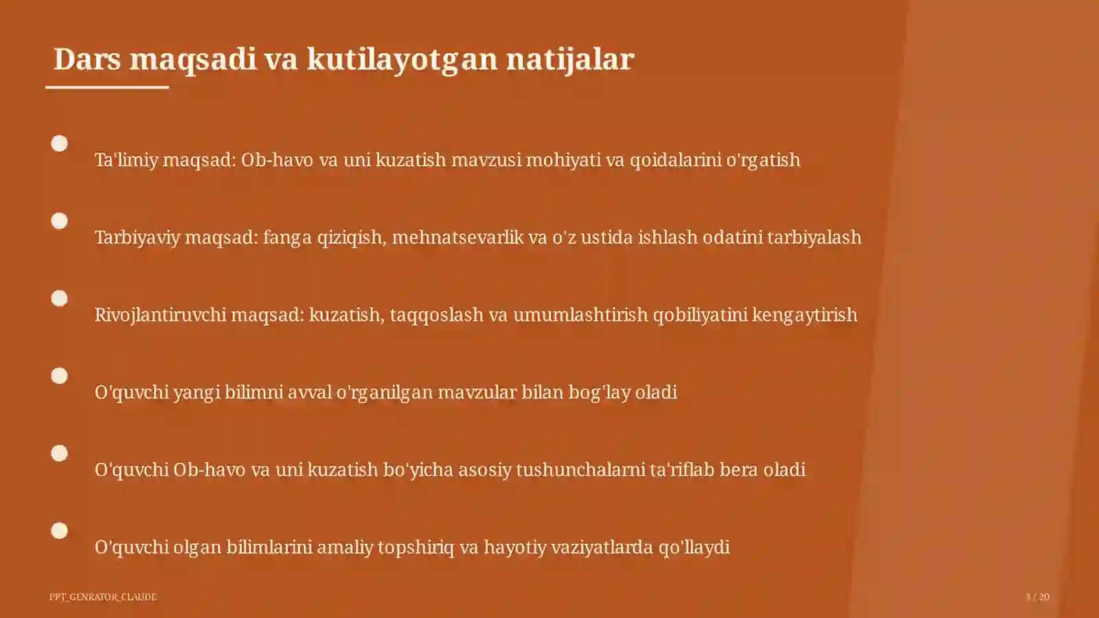 Ob-havo va uni kuzatish (2-sinf) 3