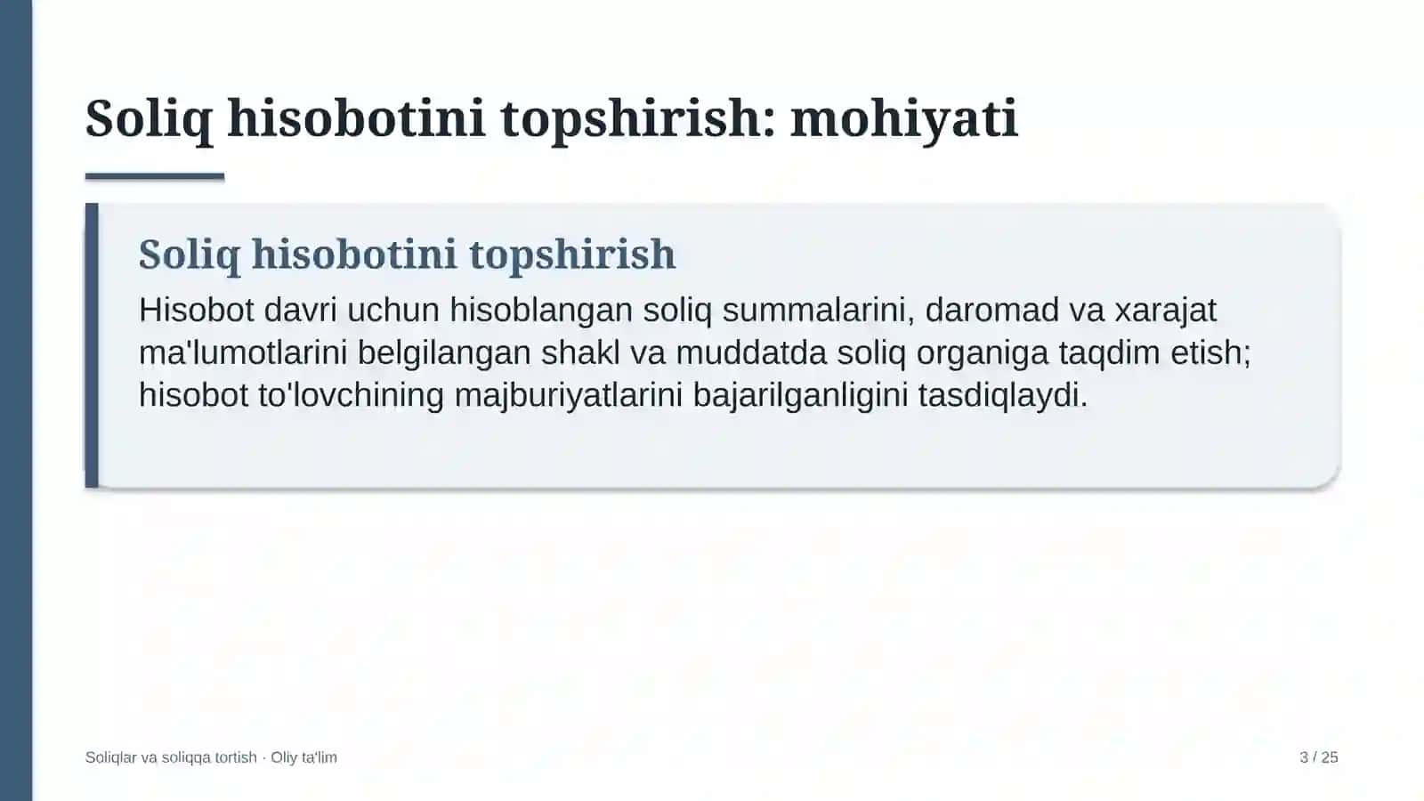daryo transportida soliq hisobotini topshirish 6135 3