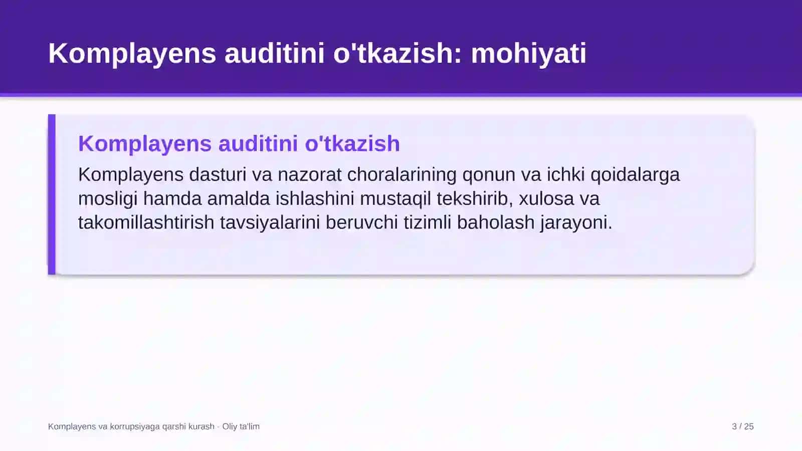Elektronika sanoatida komplayens auditini o'tkazish 3