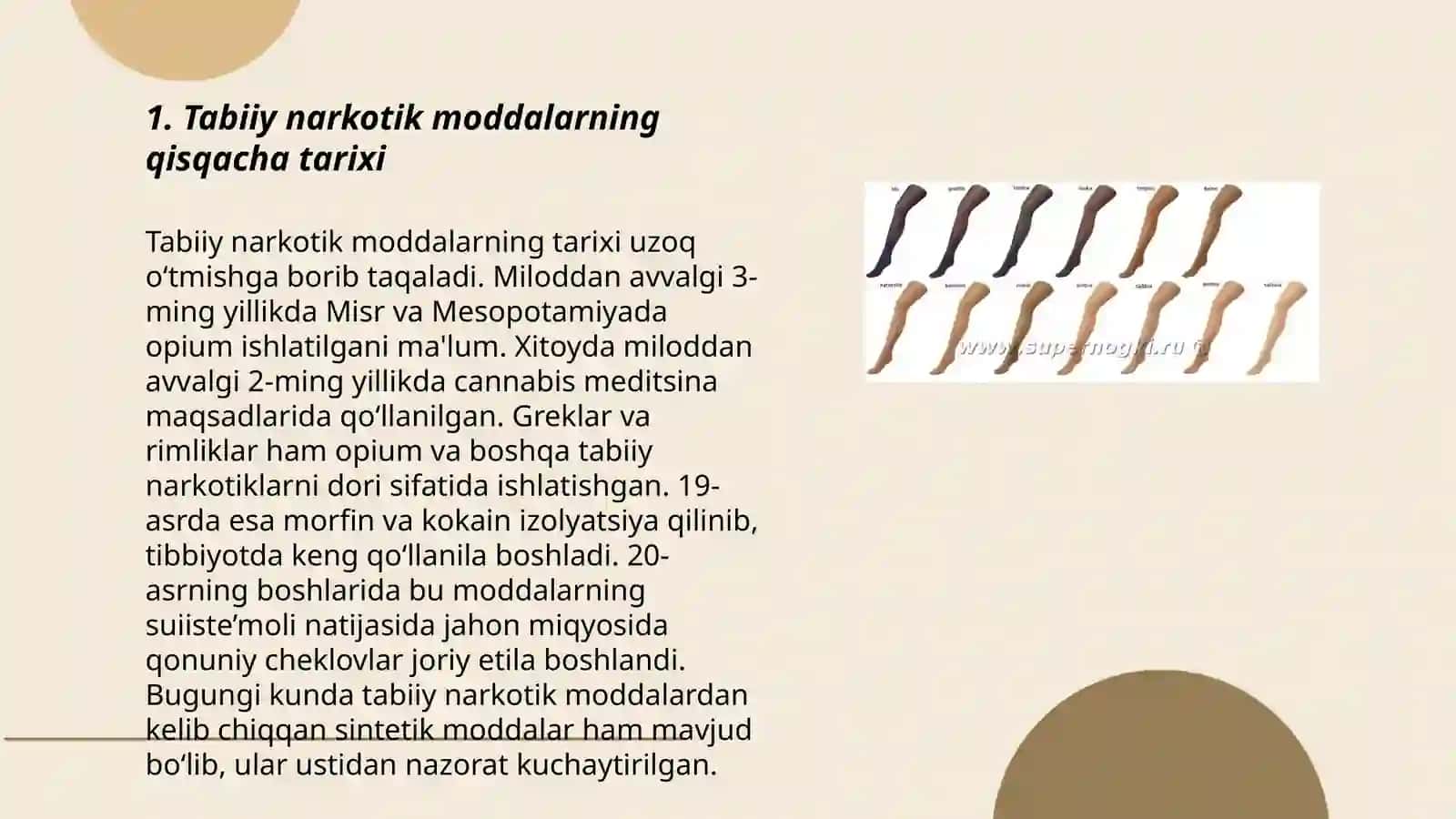 Tabiiy va sunʼiy narkotik moddalar foydasi va uning zarari 3