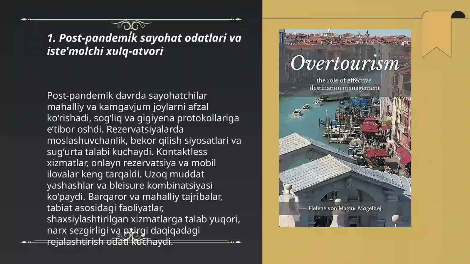Post-pandemik sayohat odatlari va iste'molchi xulq-atvori 3