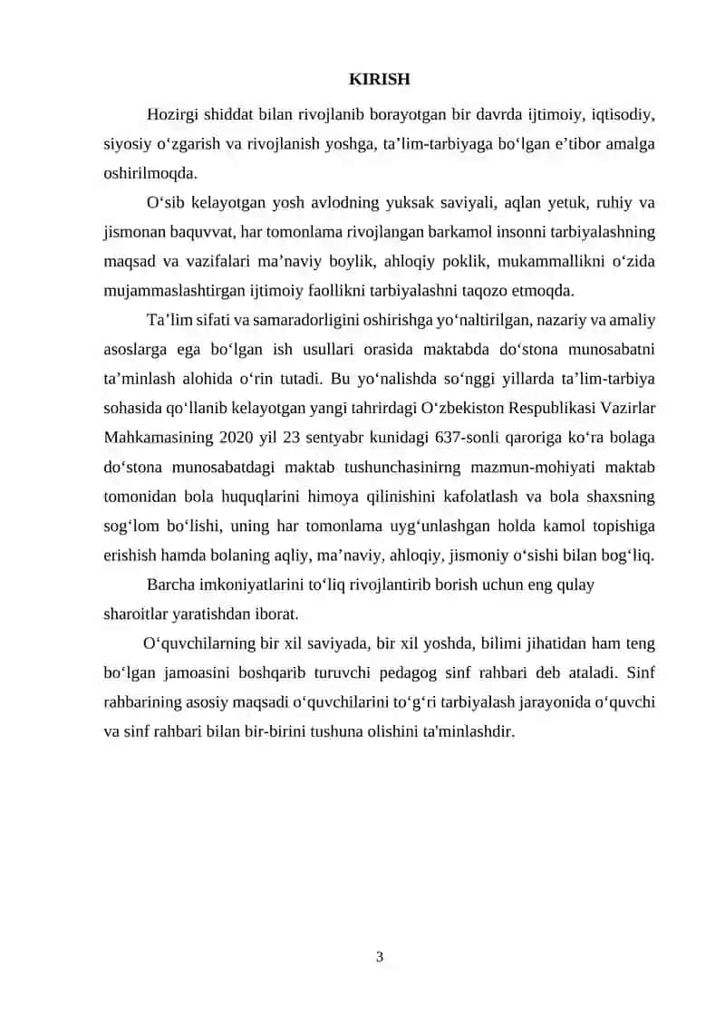 Boshlang‘ich sinf o‘quvchilarida do‘stona muhitni yaratish metodikasi 3