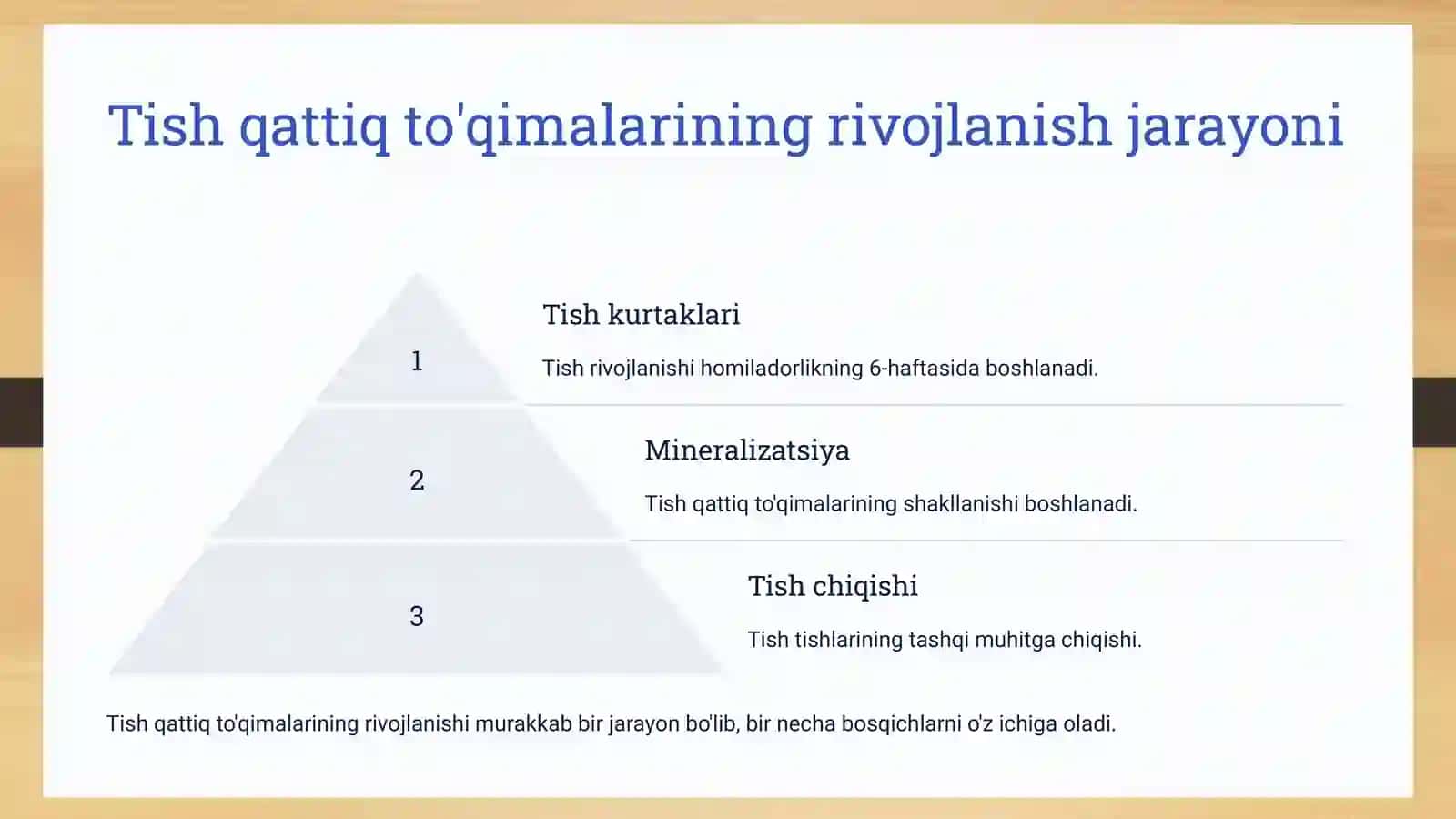 Tish qattiq to'qimalarida paydo bo'ladigan nokarieskasalliklar 3