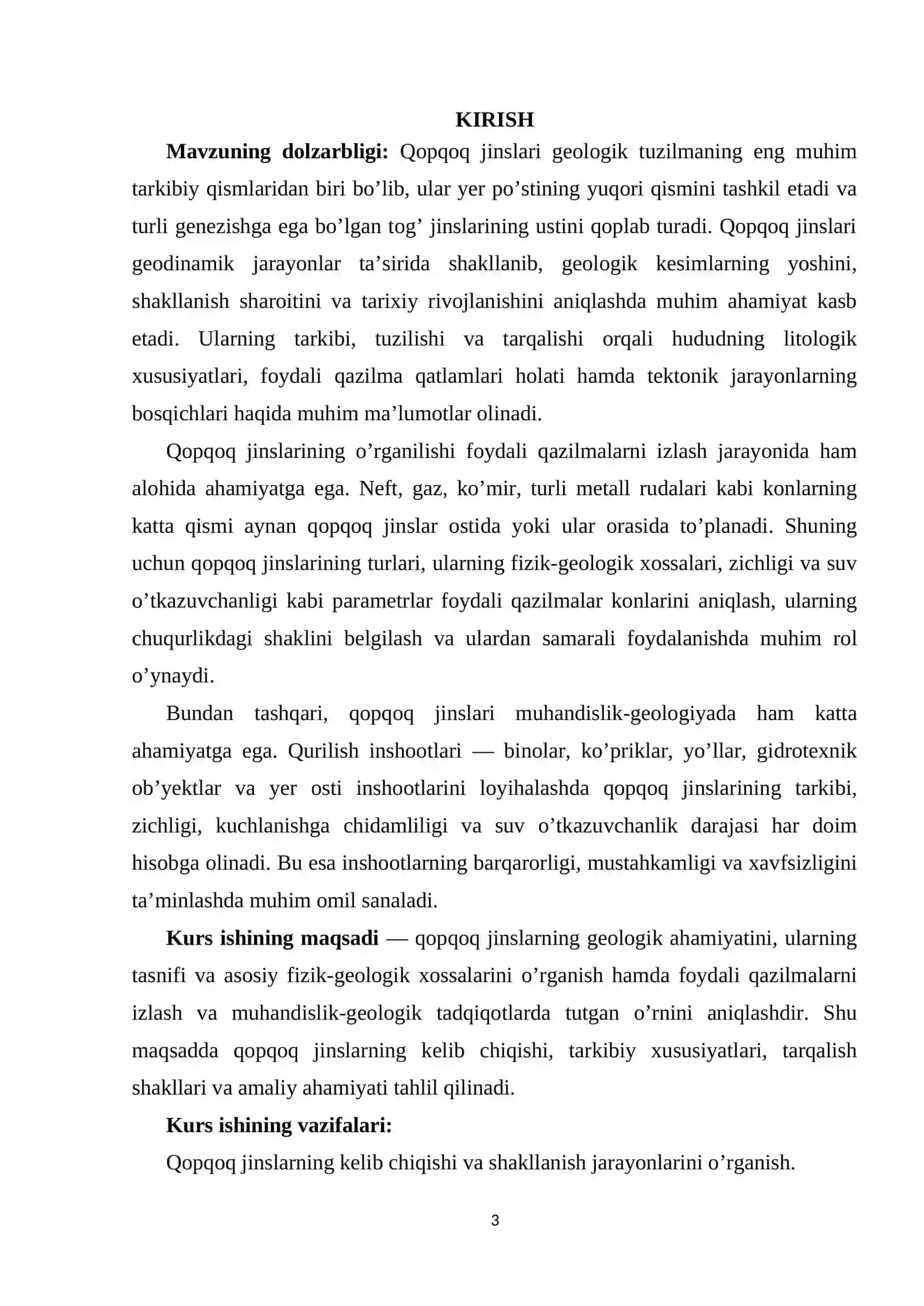 Qopqoq jinslari va ularning turlari 3