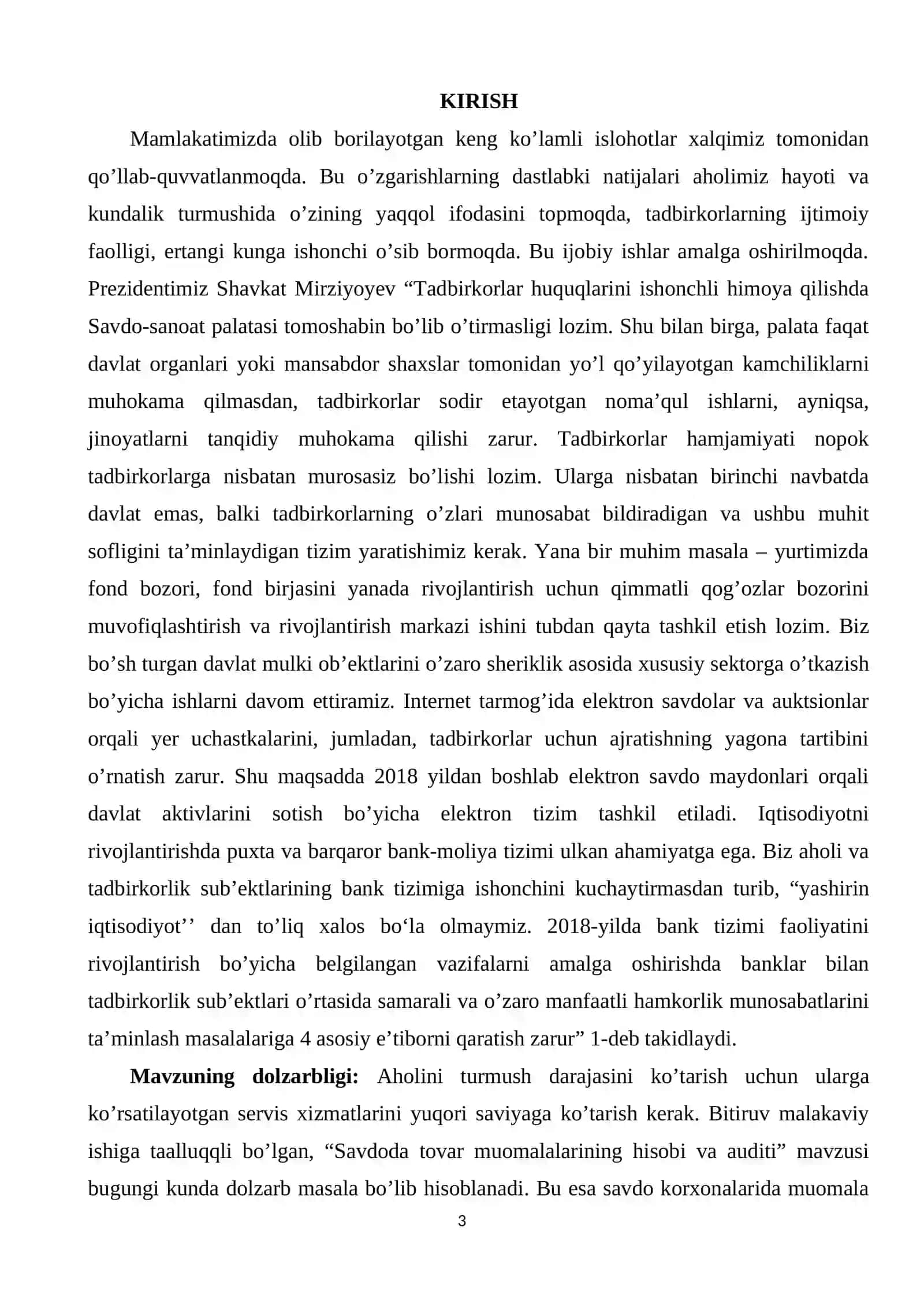 Savdo korxonasida tovar aylanmansini hisobga olishning axborot tizimini ishlab chiqish 3