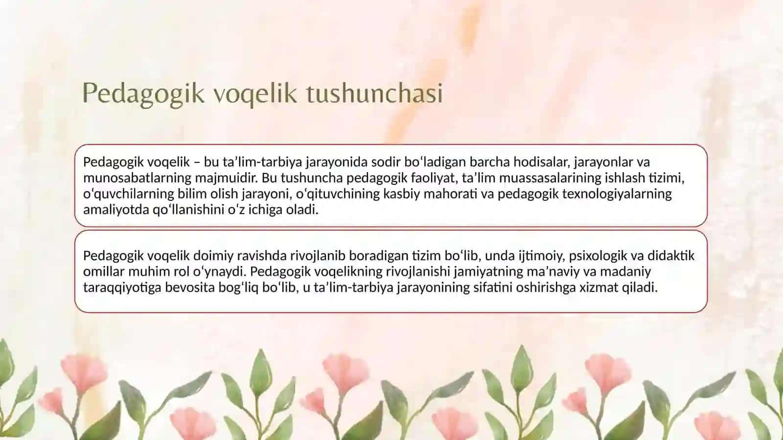 Pedagogik voqelikni diagnostik tadqiq etishning umumilmiy tamoillari 3