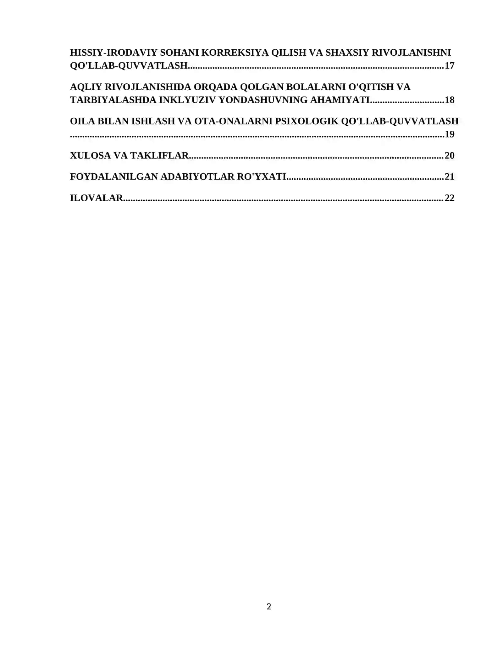 Aqliy rivojlanishida orqada qolishning psixologik xususiyatlari 3