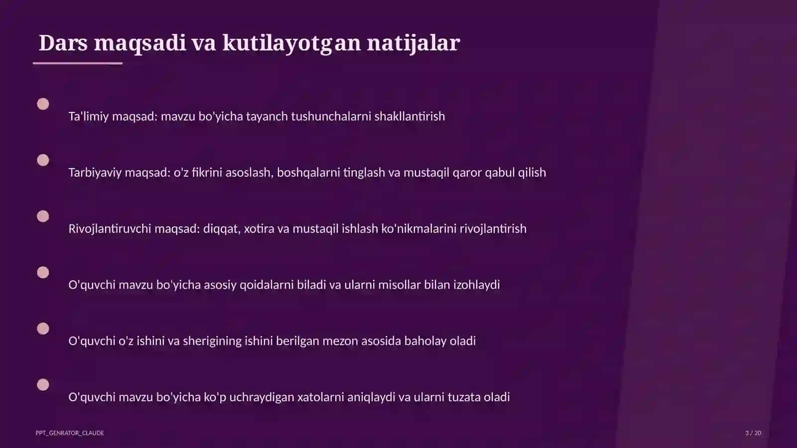 Fe'lning vazifadosh shakllari: ravishdosh va sifatdosh (7-sinf) 3