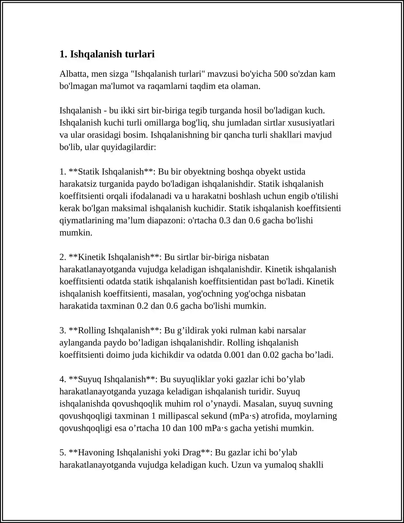 SIRPANISHDAGI ISHQALANISH QONUNLARI.ISHQALANISH BURCHAGI.ISHQALANISH KONUSI.JISIMLARNING ISHQALANISH KUCHI XISOBIGA OLINGANIDAGI MUVOZANATI 3