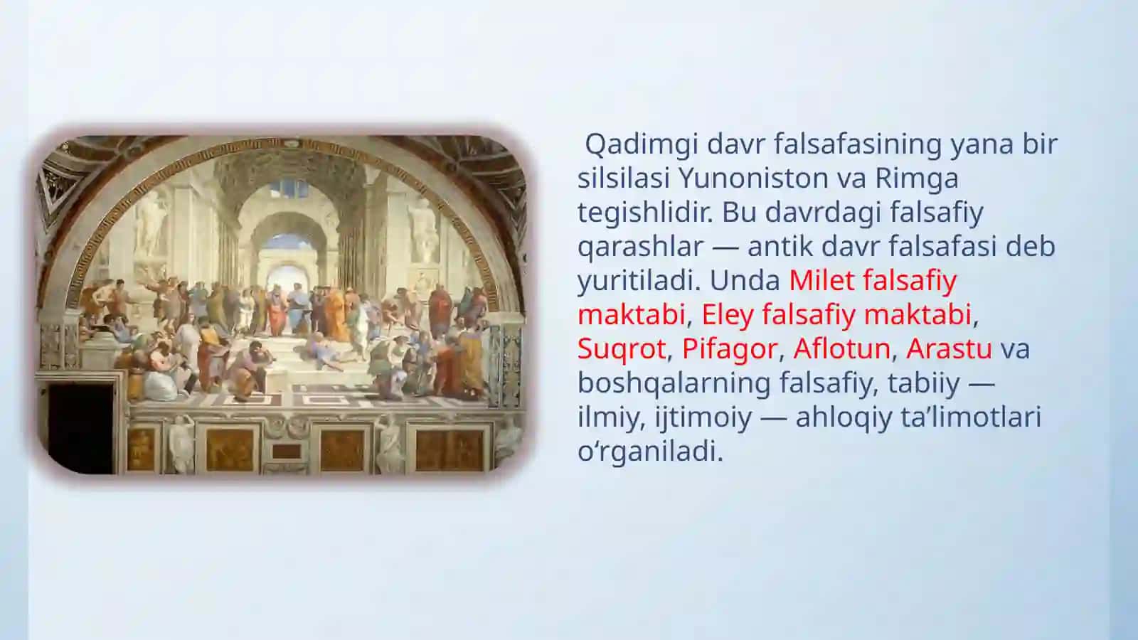 Mavzu.Falsafiytafakkurtaraqqiyotibosqichlari:G’arbfalsafasi 3