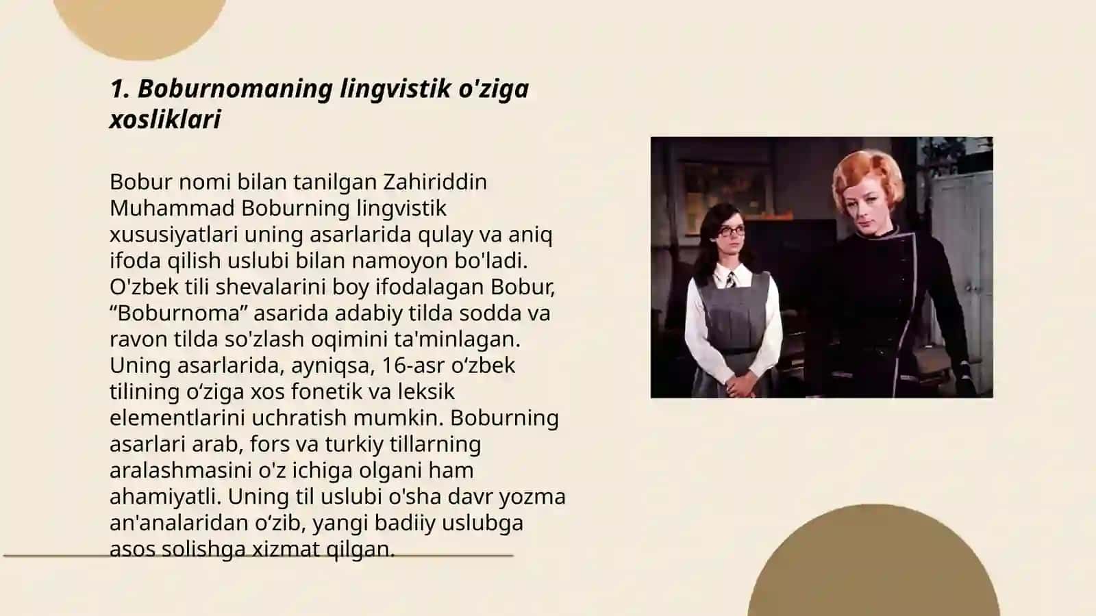 Boburnoma tilining badiiy ravonligi 3