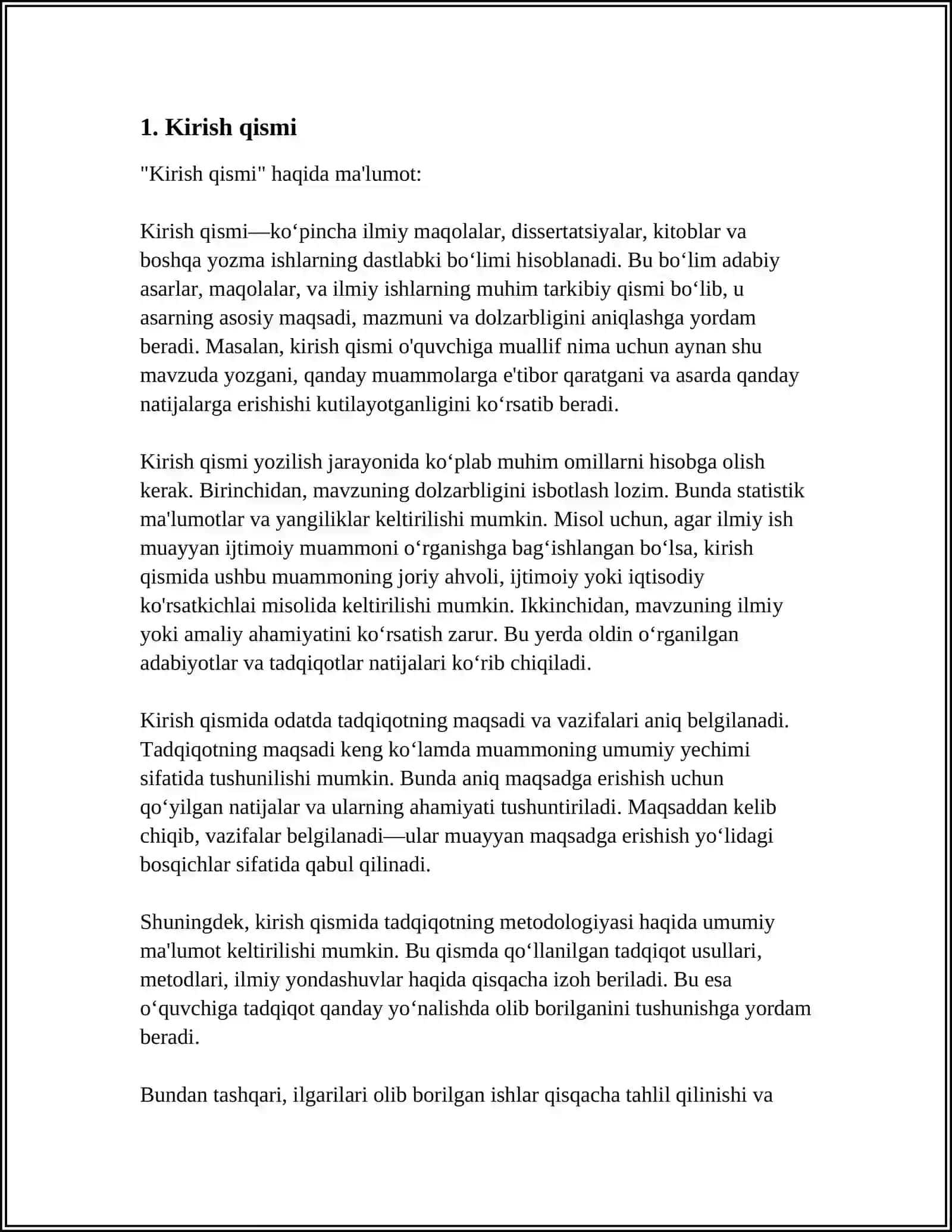 ARXITEKTURA VA QURILISH QISMI.TURAR JOY BINOSINING BO'LIMLARI 3