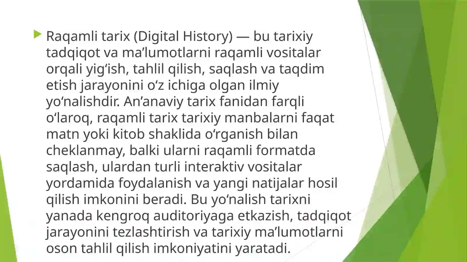 Raqamlitarix (Digital History) 3