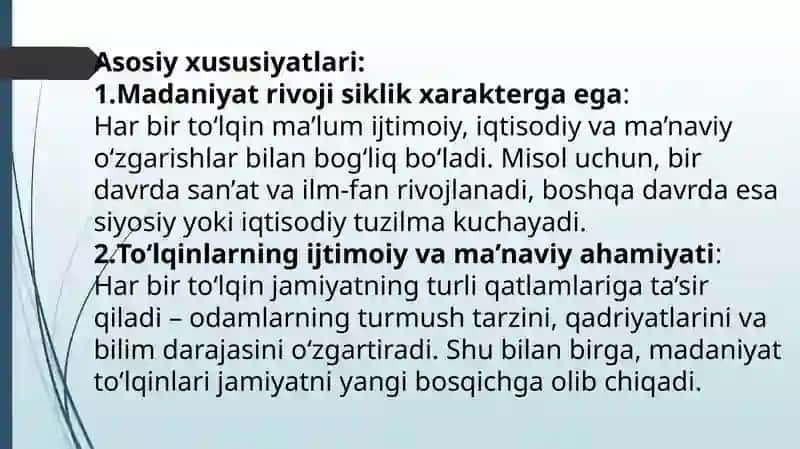 Avloniyning “Madaniyat to’lqunlari” maqolasi va E.Tofflerning “Uchinchi to’lqin” asari 3