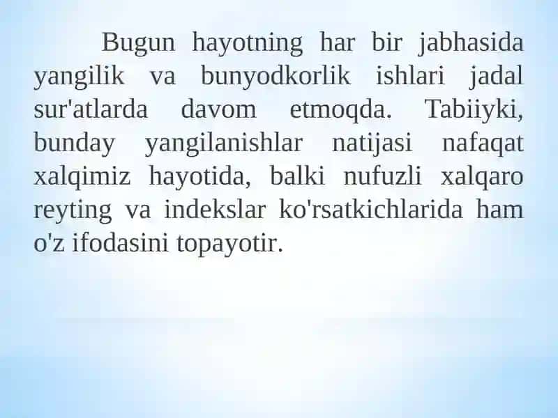 Xalqaro reyting vaindekslar 3