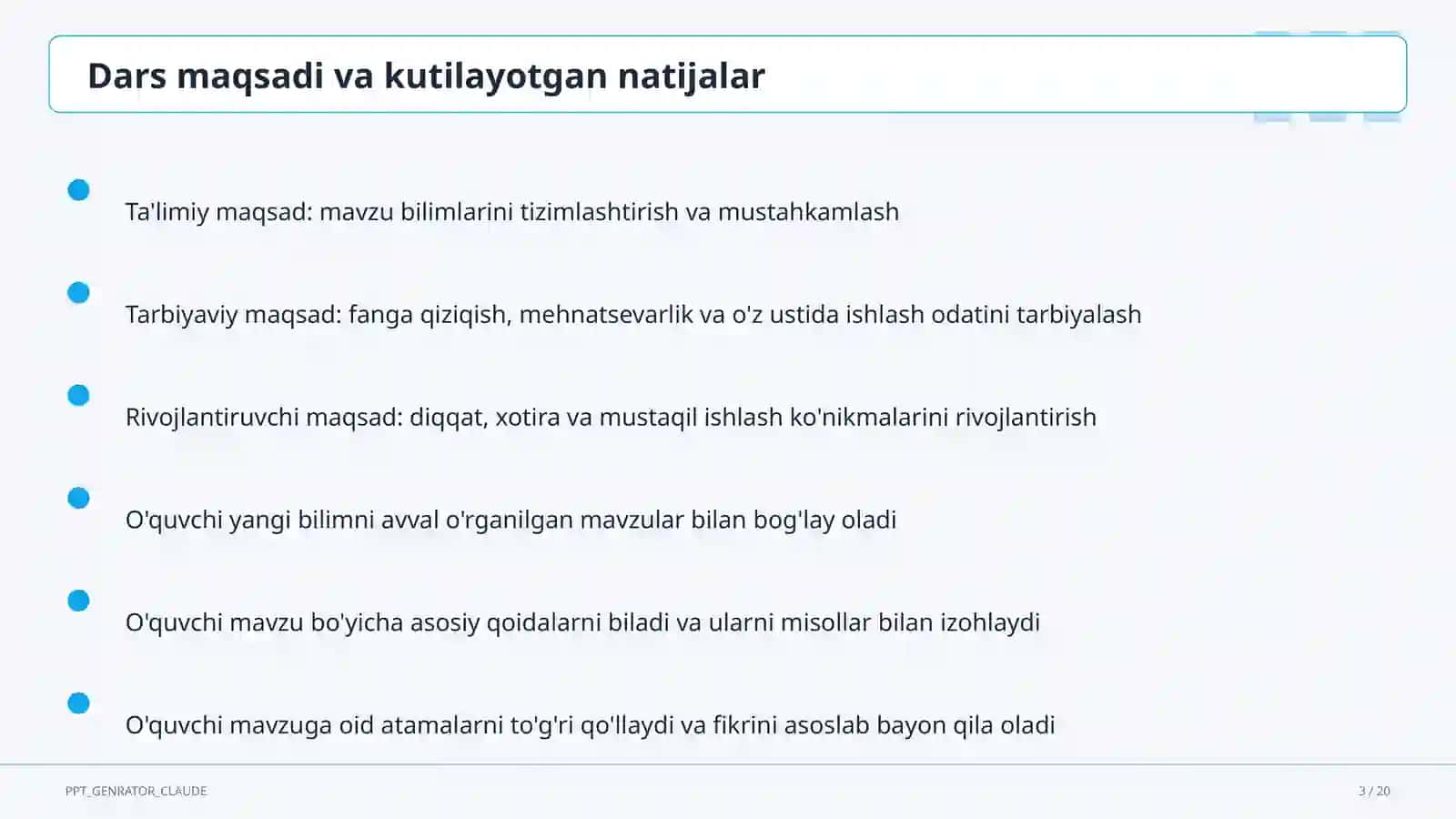 Organik kimyoga kirish: Butlerov nazariyasi (10-sinf) 3
