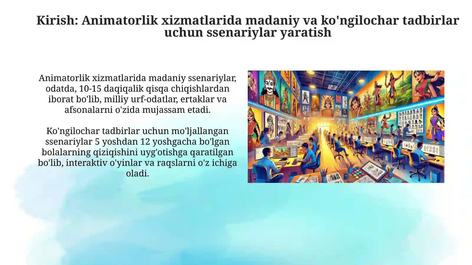 Animatorlik xizmatlari 3