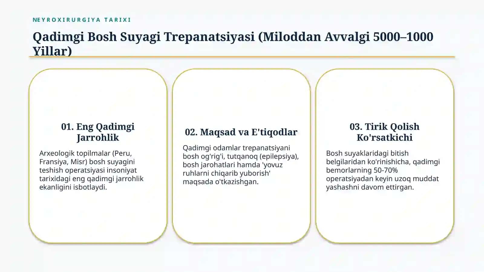 Neyroxirurgiya rivojlanishi tarixi — 15 slaydli taqdimot 3