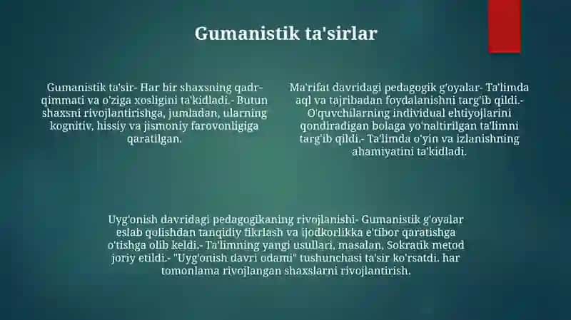 Sharq Uyg'Onish Davrida Pedagogik Fikrlarni Rivojlanishi 3