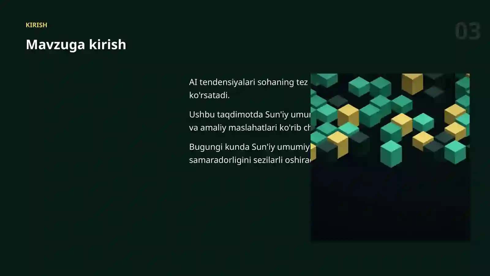 AI TENDENSIYALARI 3