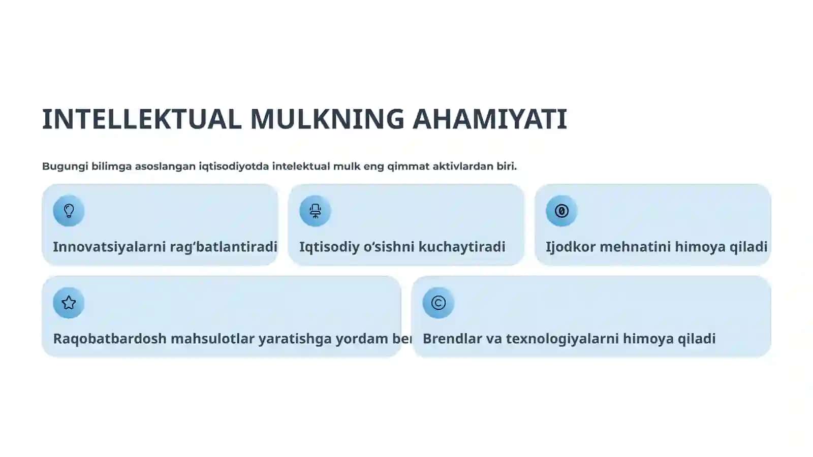 INTELLEKTUAL MULK SOHIBI BO‘LISH VA UNING MUXOFAZASI 3