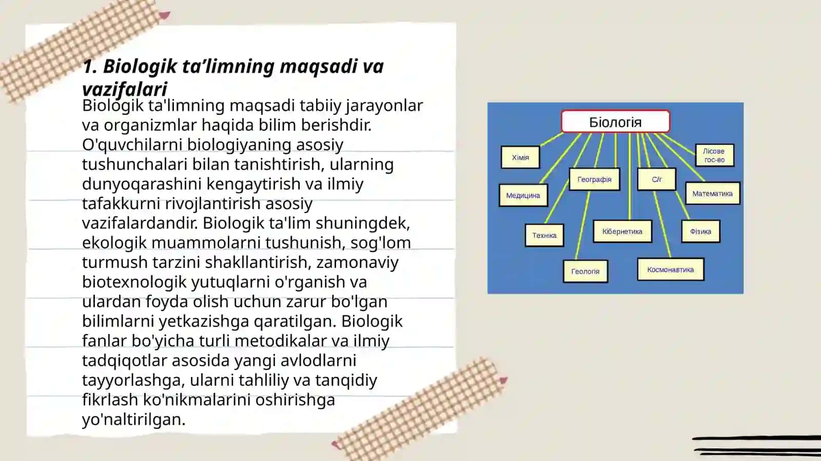 Biologiya oʻqitish metodikasi 3