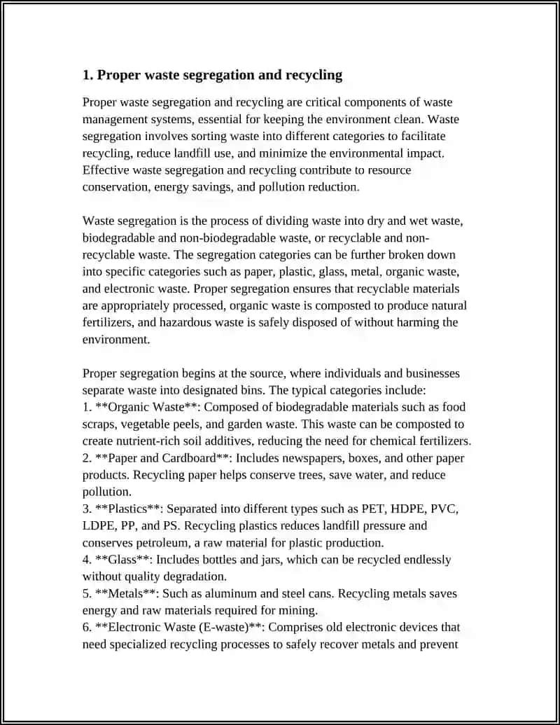 Proper waste segregation and recycling 3