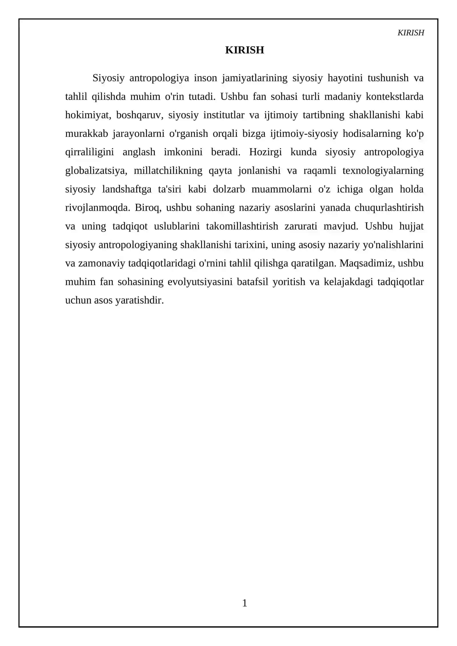 Siyosiy antropologiyaning shakllanishi 3