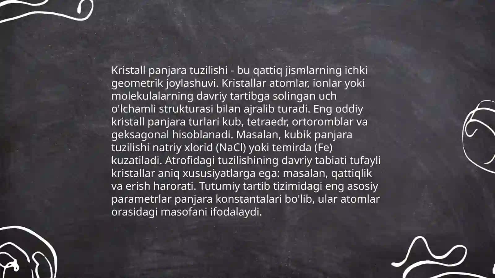 Kristall panjaralar 3