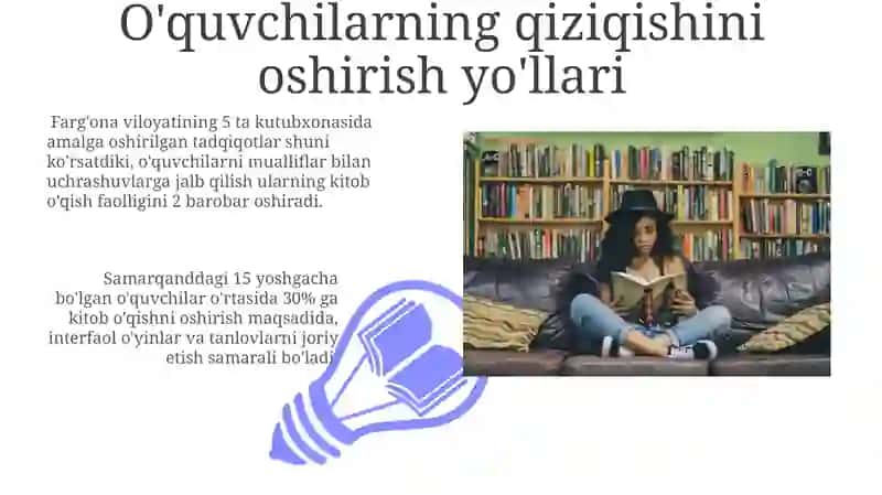 O'qish Madaniyatini Rivojlantirish 3