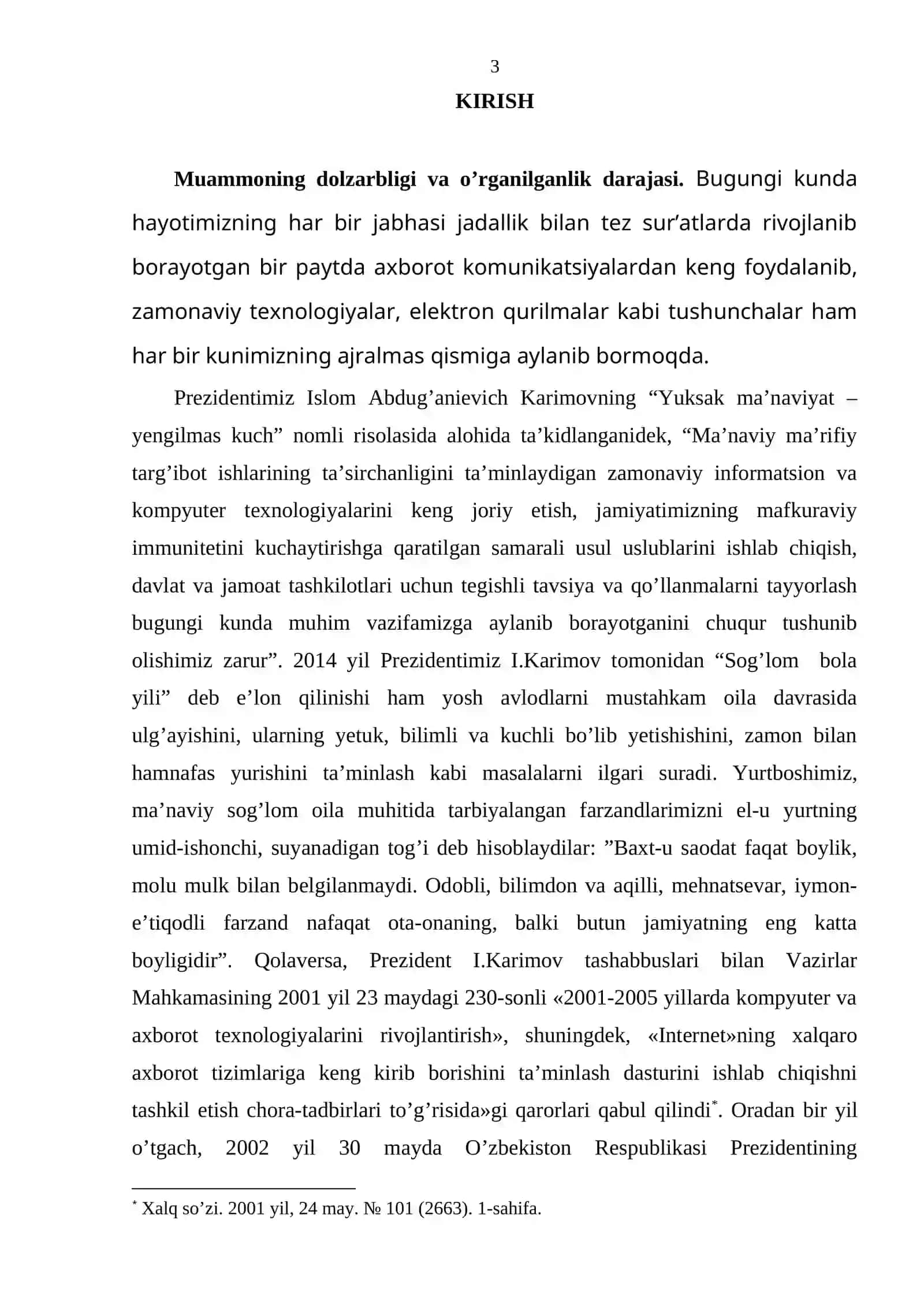 "Android operatsion tizimida dars jadvali yaratish" mavzusida BMI 3