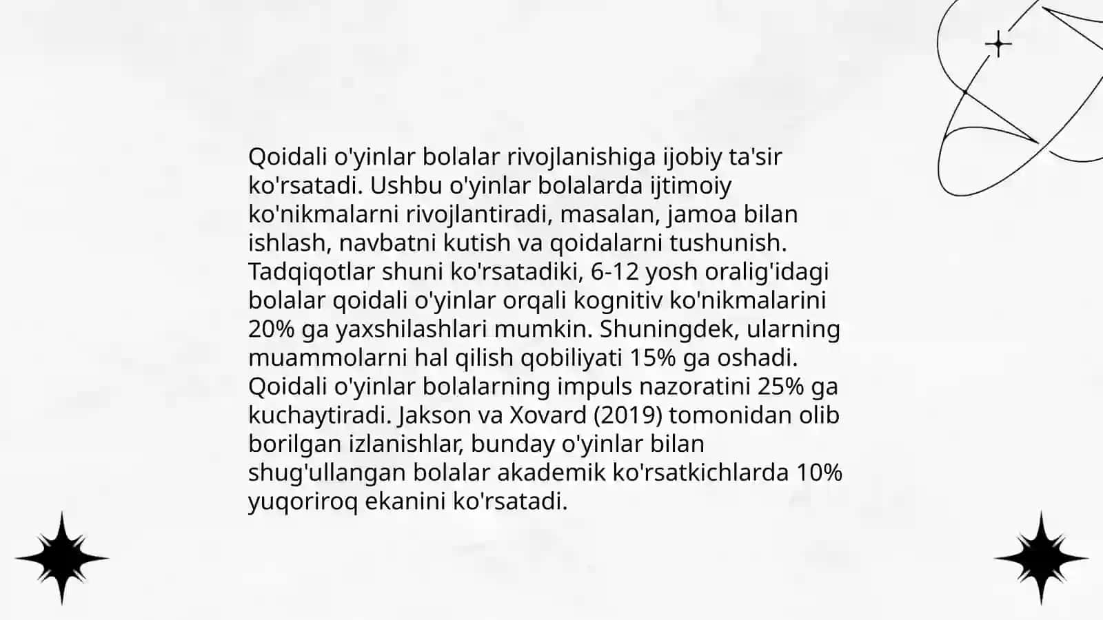 Qoidali o'yinlar bolalarga ta'lim berish shakli sifatida 3