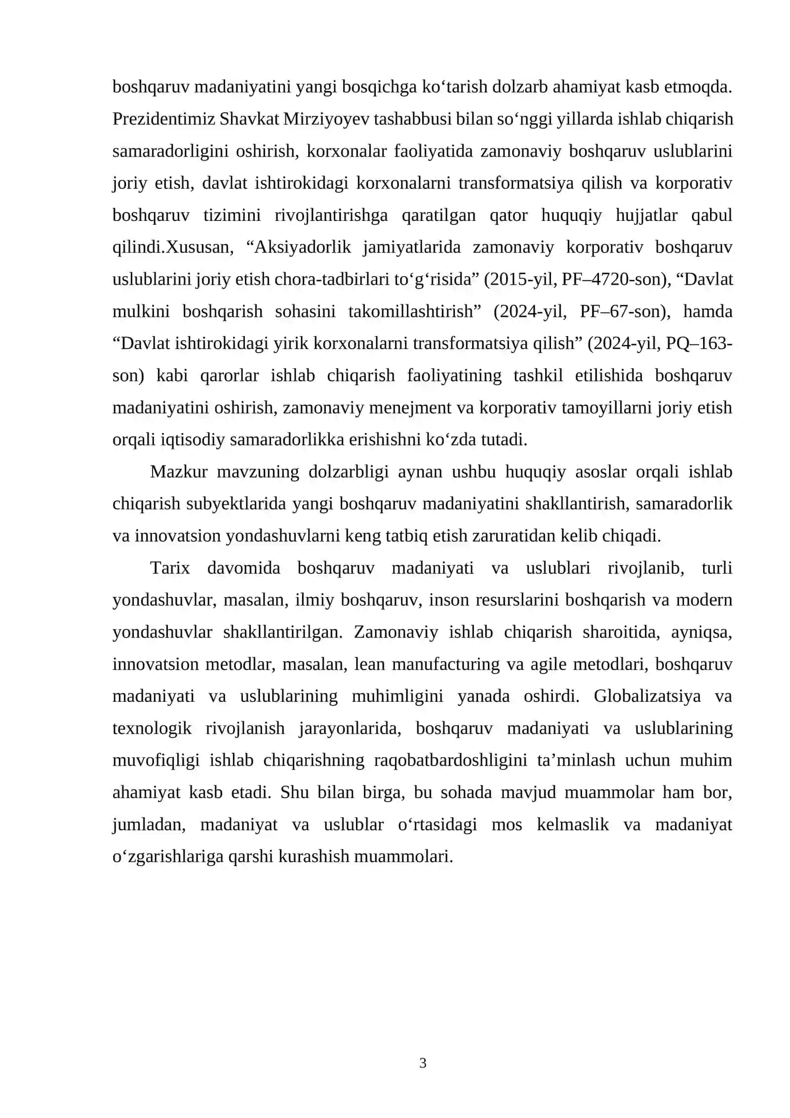 1. Boshqaruv va boshqaruv madaniyati tushunchasi,boshqaruv madaniyatining asosiy elemtlari,boshqaruv xodimlari madaniyati 3