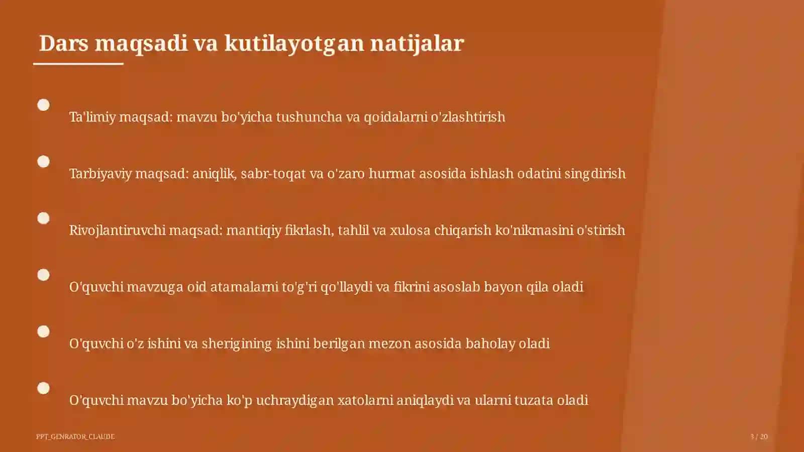 Hosila va uning geometrik ma'nosi (11-sinf) 3