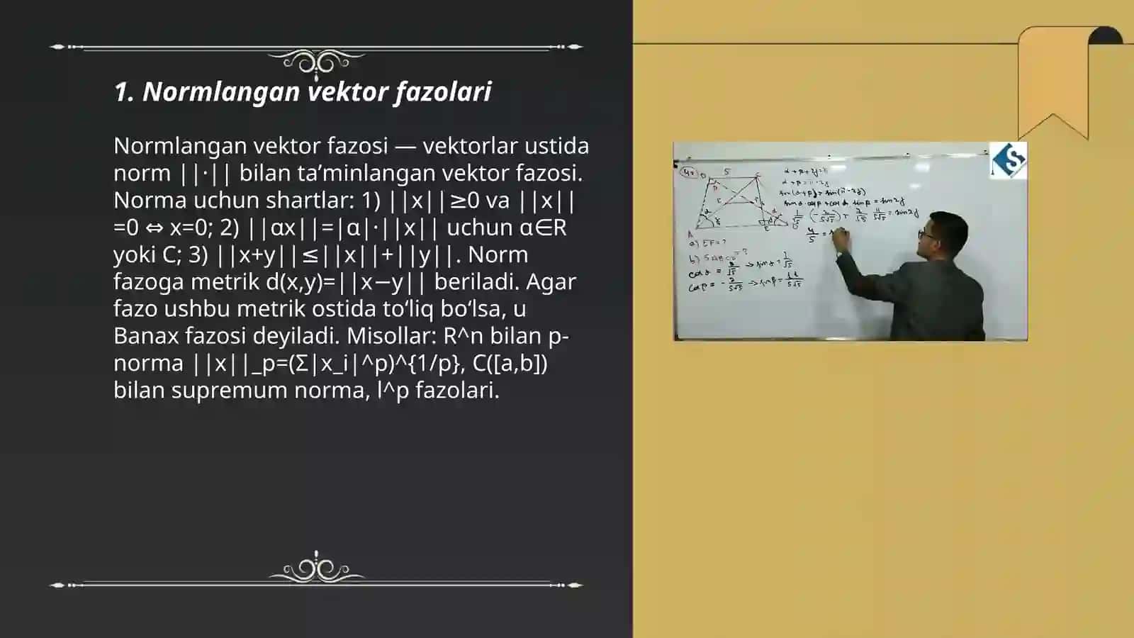 Normlangan vektor fazolari 3