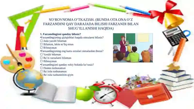 “NOODATIY OTA – ONALAR MAJLISI O’TKAZISH” MAVZUSIDA TAYYORLAGAN TAQDIMOTI 3