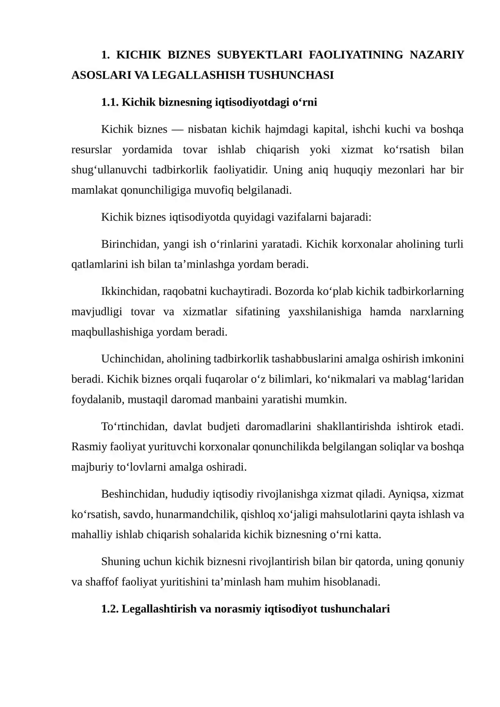KICHIK BIZNES SUBYEKTLARINING LEGALLASHISH YOKI YASHIRIN QOLISH QARORIGA TA’SIR ETUVCHI OMILLARNING STATISTIK TAHLILI 3