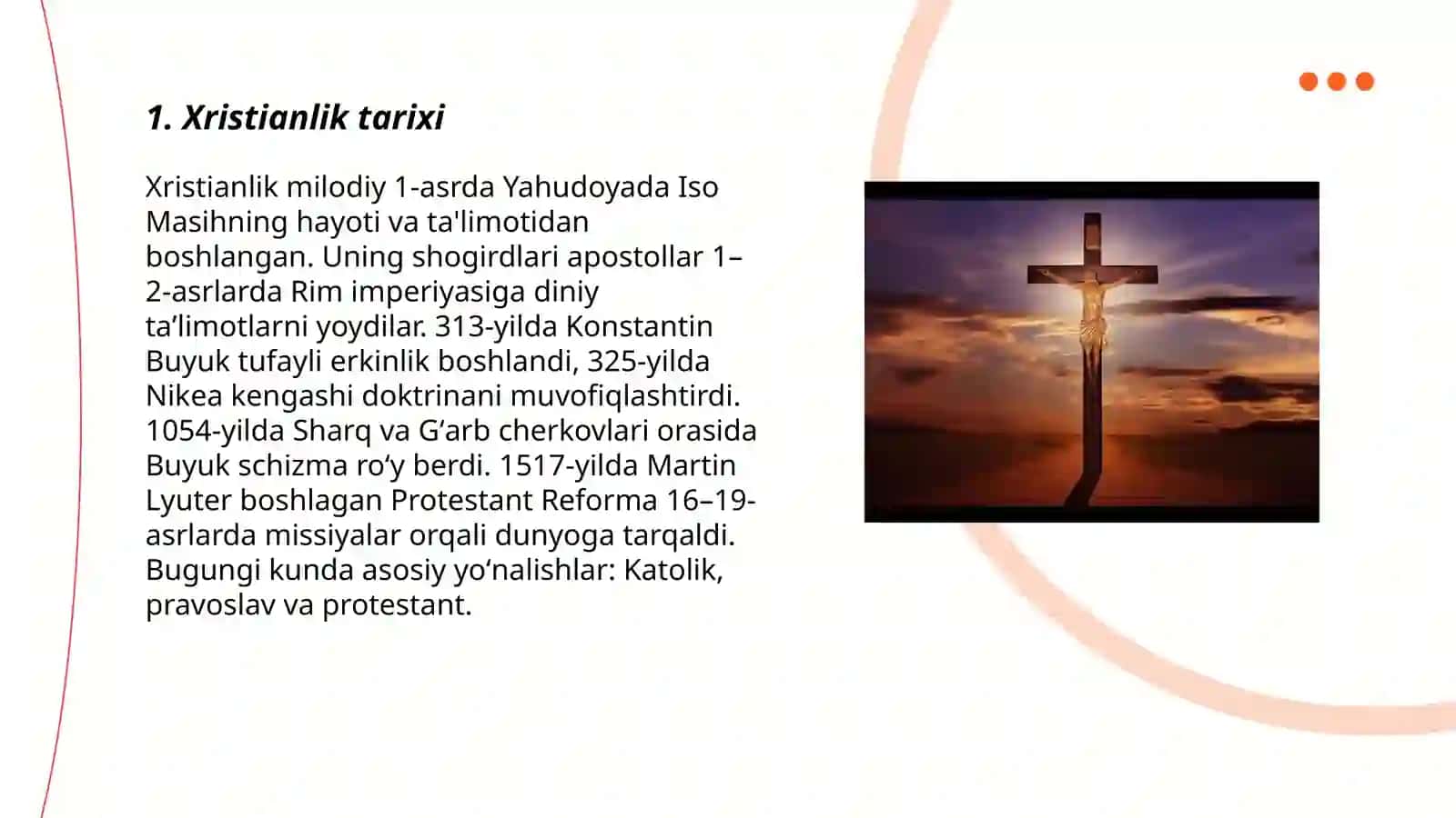 Xristianlik tarixi 3